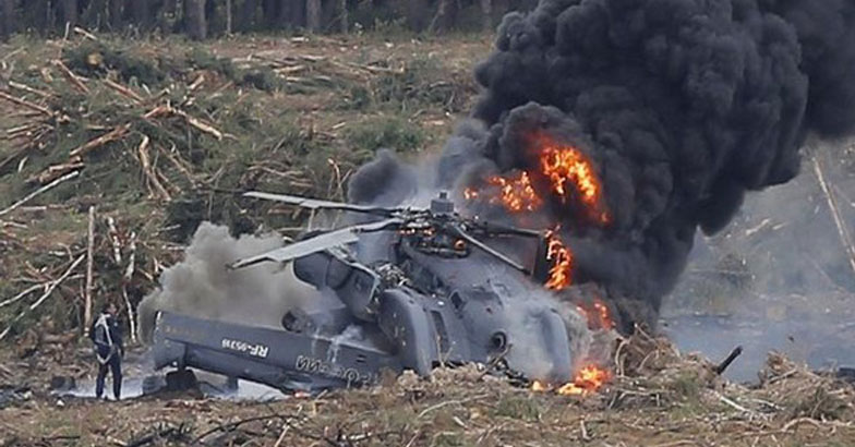 Colombia helicopter crash