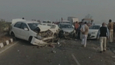 Accident in hariyana