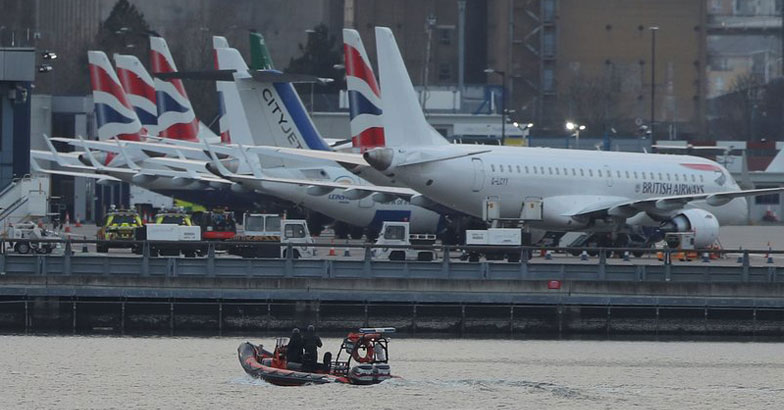London city ,Airport reopens