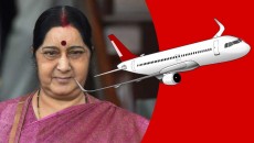 Sushma Swaraj's plane